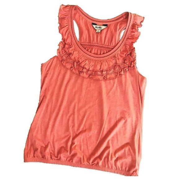 NWOT Anthropologie Ric Rac Ruffle Tank - Picture 2 of 4